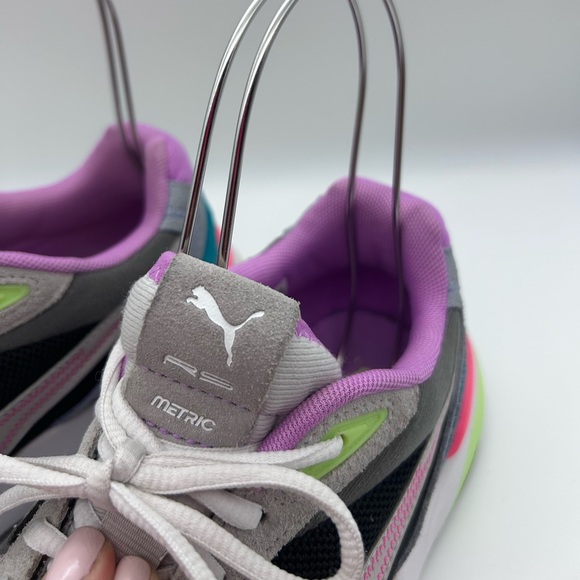 Rare Puma RS Metric Black Mauve  Size 8 390078-07 - Picture 10 of 16
